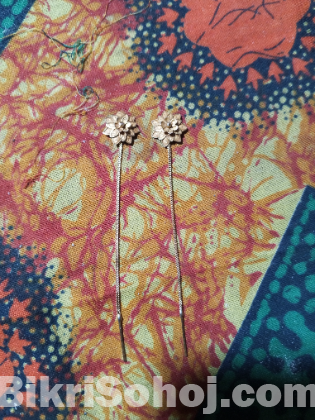 ২১ ক্যারেট সোনার ৩আনা ৬ পয়েন্ট কানের দুল